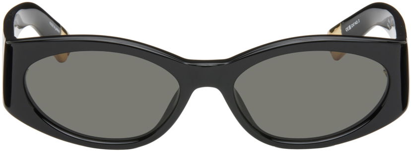 Solglasögon Jacquemus 'Les Lunettes Ovalo' Sunglasses Svart | JAC4C1SUN