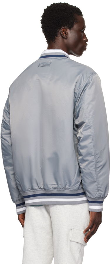 Bomberjacka AAPE by A Bathing Ape AAPE by A Bathing Ape 'AAPE Now' Bomber Jacket Grå | AAPJKM7656XXNGYL, 2