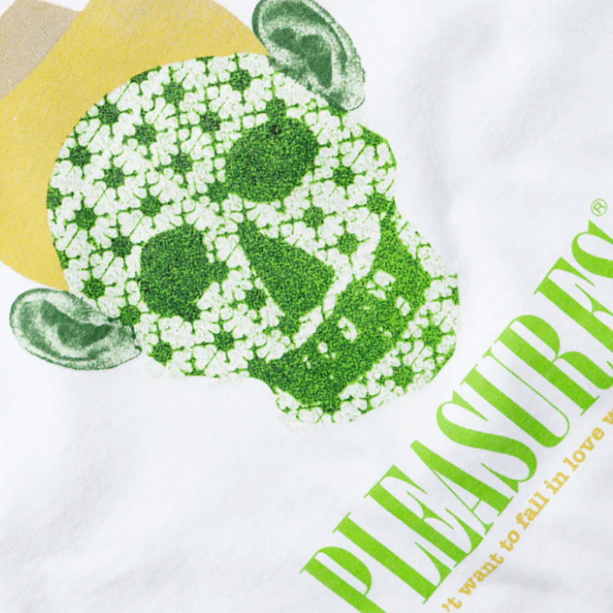 T-shirt Pleasures Cowboy Tee Vit | P22F059-WHITE, 1