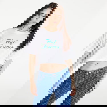 Crop top HUF Forever Crop Tee Vit | WTS0048 WHITE, 0