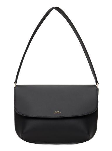 Axelväska A.P.C. Sarah Shoulder Bag Svart | PXAWV-F61526