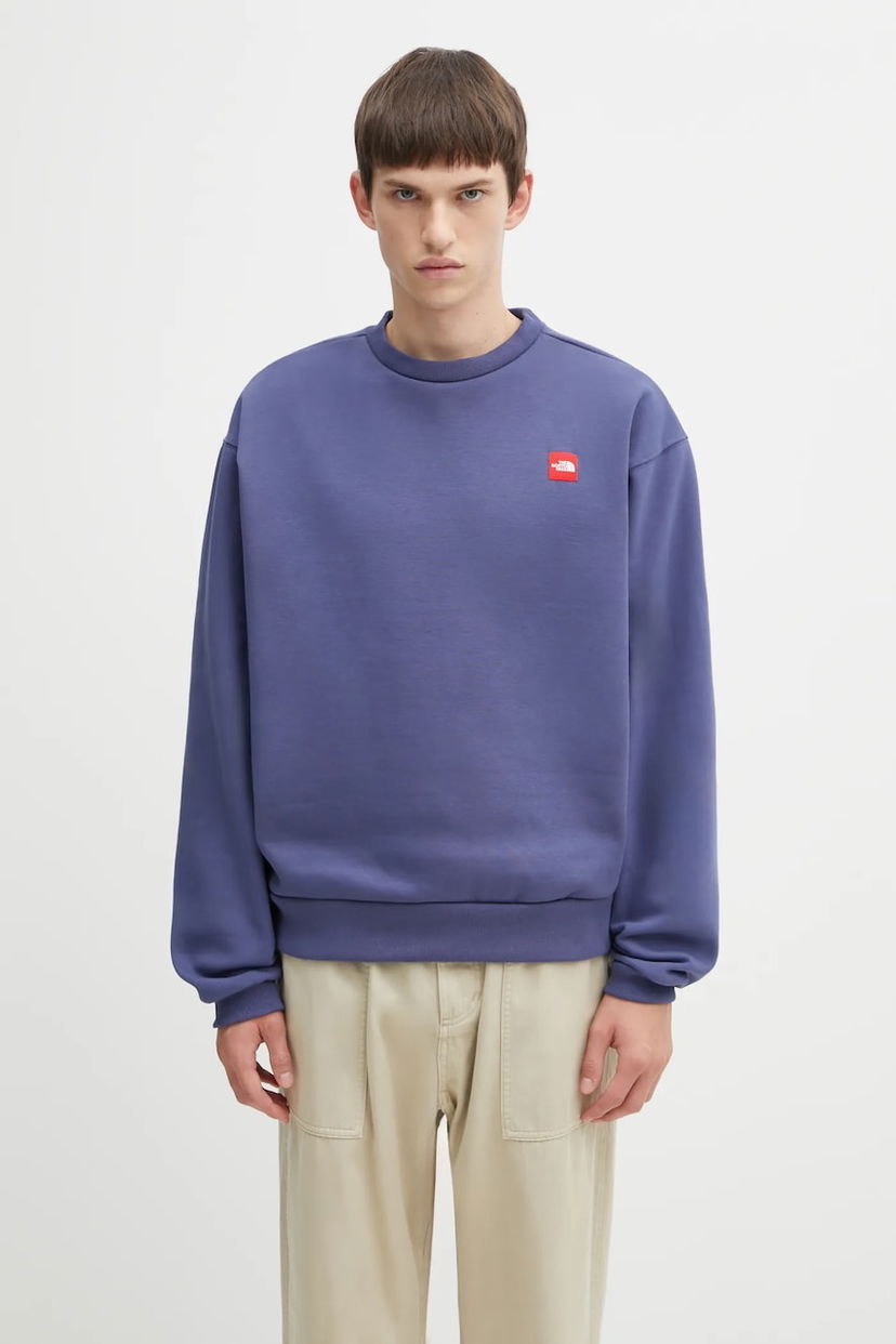 Sweatshirt The North Face Redbox Smooth Crewneck Sweatshirt Blå | NF0A8EG1BOT1
