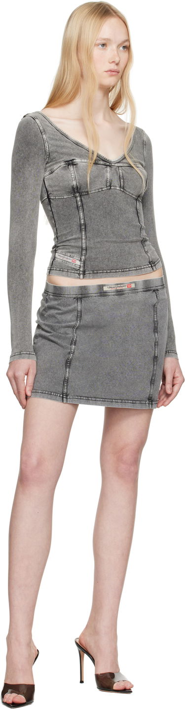 Kjol Diesel Diesel T-Elin Long Sleeve Top Grå | A16595 0NJBJ, 3