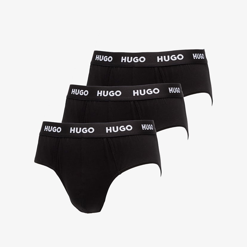 Boxare BOSS Hugo Men-B-Hipbrief 3-Pack Black Svart | 50469763-001