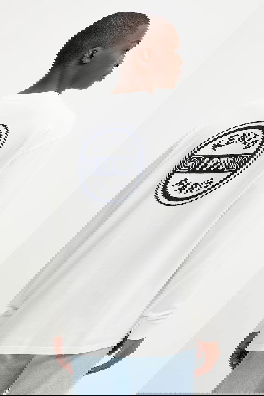 T-shirt KENZO Kenzo Long Sleeve T-Shirt Vit | FF65TL3504SI, 0