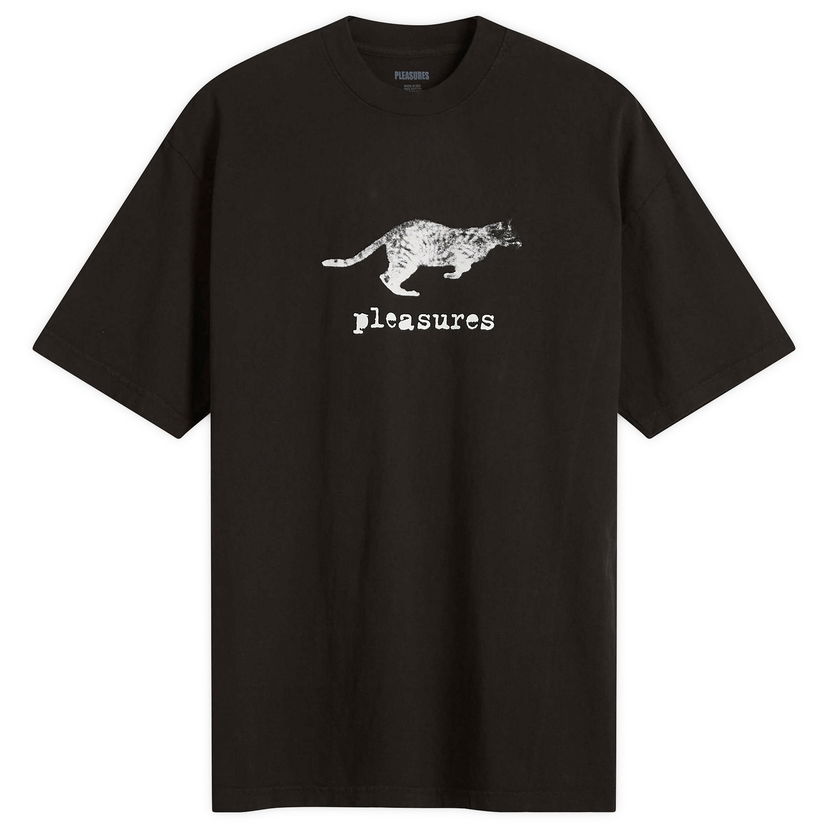 T-shirt Pleasures Sprint Graphic T-Shirt, Size Large Svart | P25SP063-BLACK
