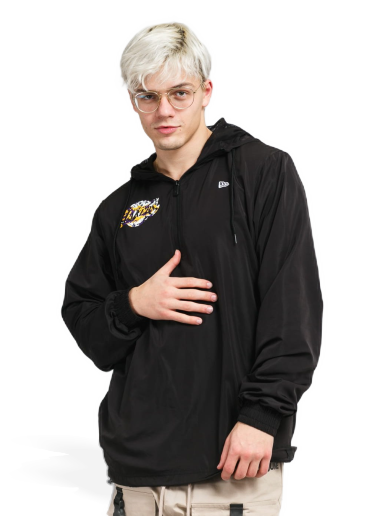 Vindjacka New Era NBA Seasonal Infill Print Windbreaker LA Lakers Svart | 12869799