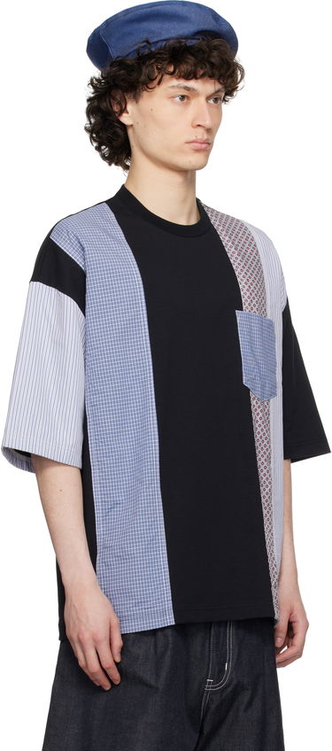 T-shirt Comme des Garçons Comme des Garçons Homme Multi-Fabric T-Shirt Vit | HO-T010-051, 4