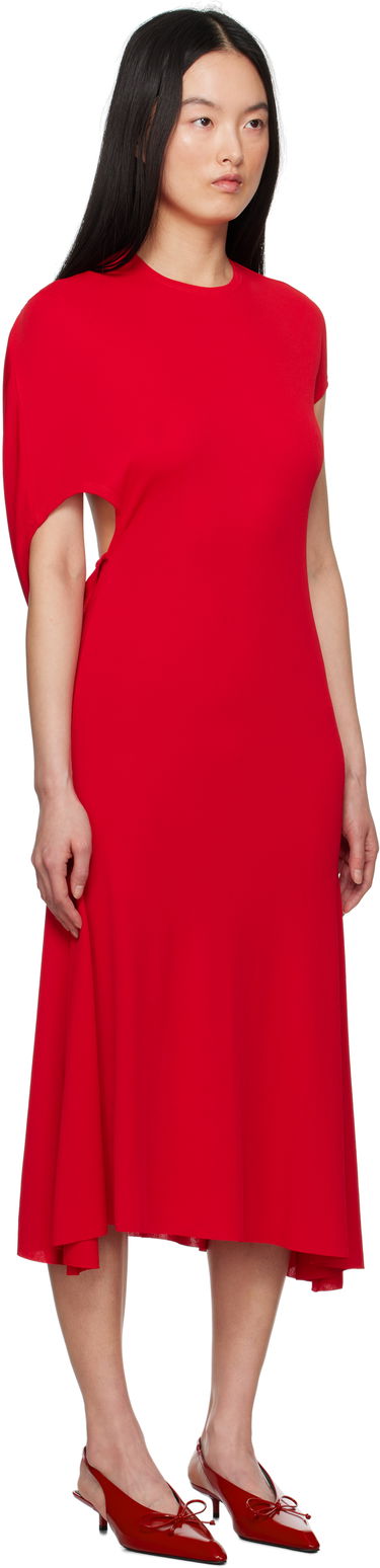Klä Jacquemus Jacquemus La Croisière 'The Salerno' Midi Dress Röd | 24H243DR193-1026, 1
