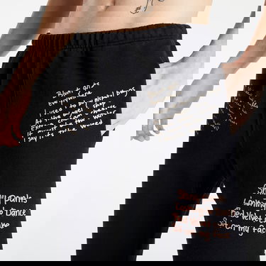 Träningsbyxor Pleasures Remote Sweat Pant Svart | P21W026 Black, 2