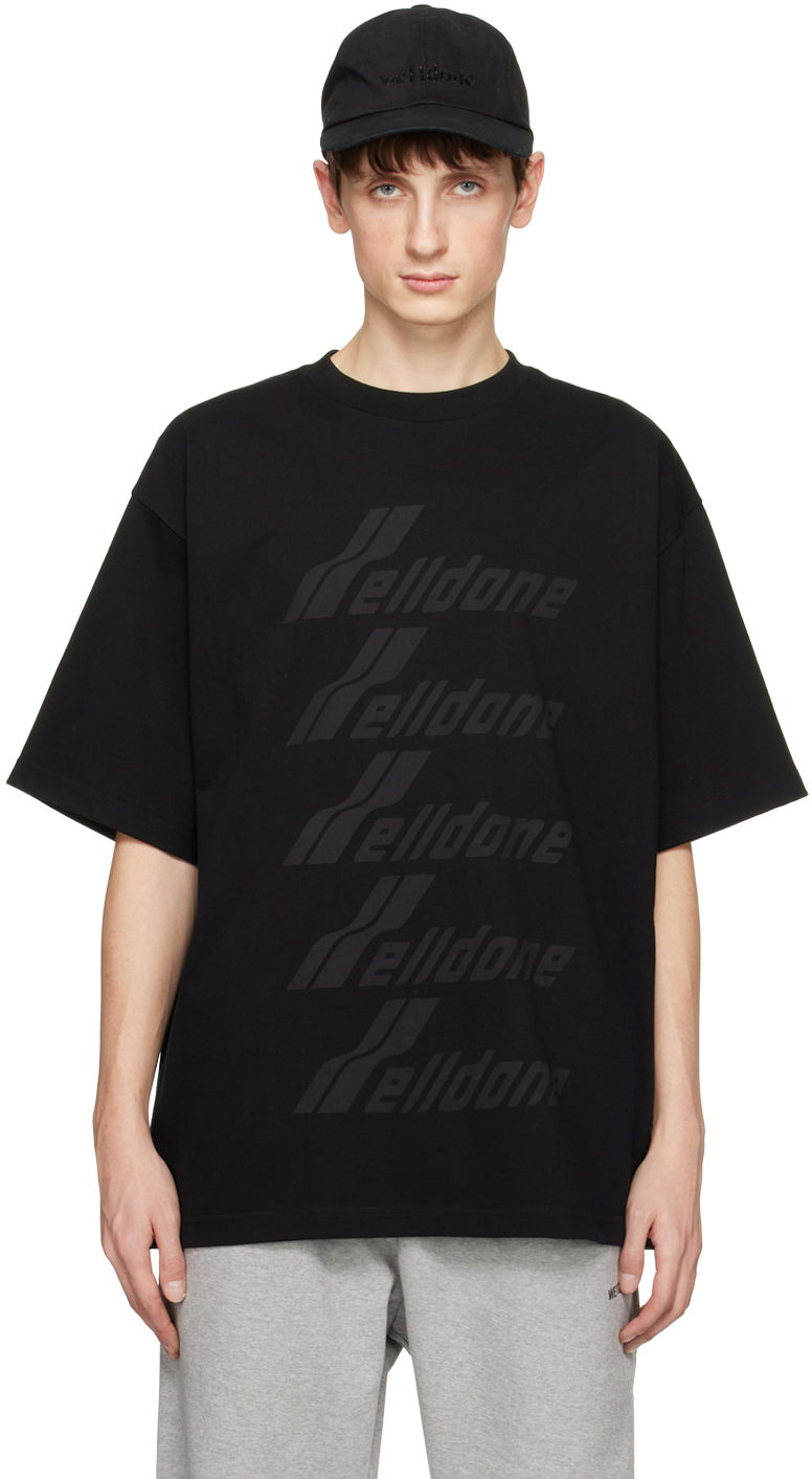 T-shirt We11done Printed T-Shirt Svart | WD-TP6-20-074-U-BK