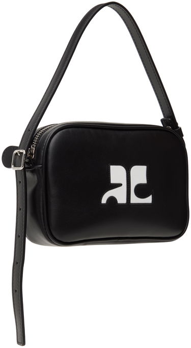 Axelväska Courrèges Slim Leather Camera Bag Beige | 124GSA092CR0027, 4