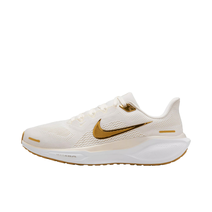Löpning Nike Air Zoom Pegasus 41 Light Pumice Metallic Gold W Vit | FD2723-005