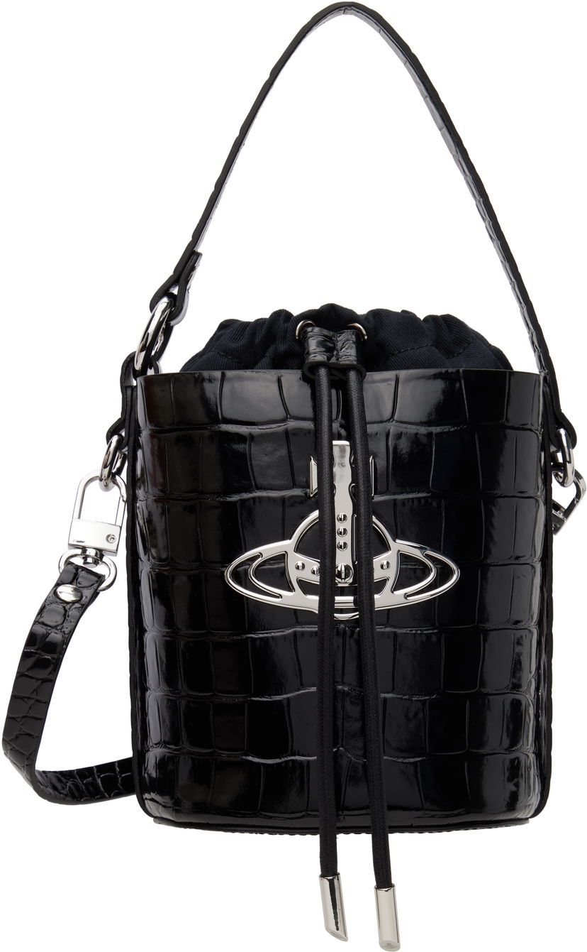 Handväska Vivienne Westwood Vivienne Westwood Daisy Drawstring Bucket Bag Svart | 4C030005W-L0099-