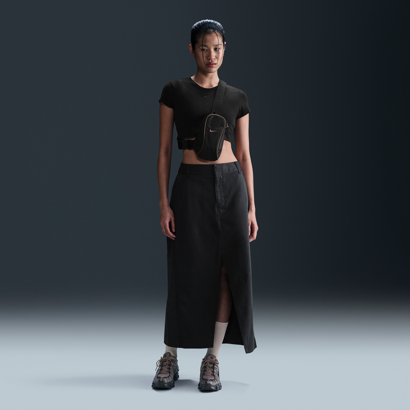 Kjol Nike Sportswear Collection Twill Skirt Svart | HQ8022-010