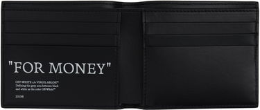 Plånbok Off-White Black Quote Bifold Wallet Svart | OMNC074C99LEA0011001, 4