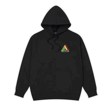 Sweatshirt Palace Tri-Dart Hoodie Svart | P19HD085, 0