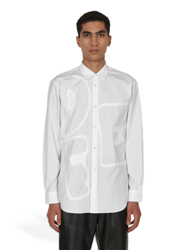 Skjorta Comme des Garçons Alphabet Shirt Vit | FJ-B008-W22 2