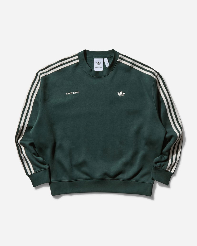 Sweater adidas Originals Sporty & Rich Sweatshirt Grön | JN5320