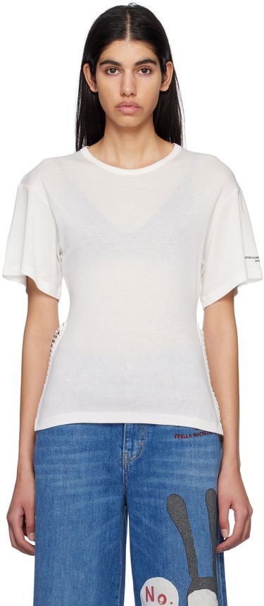 T-shirt Stella McCartney Stella McCartney Chain T-Shirt Vit | 6J01043SPX03, 0