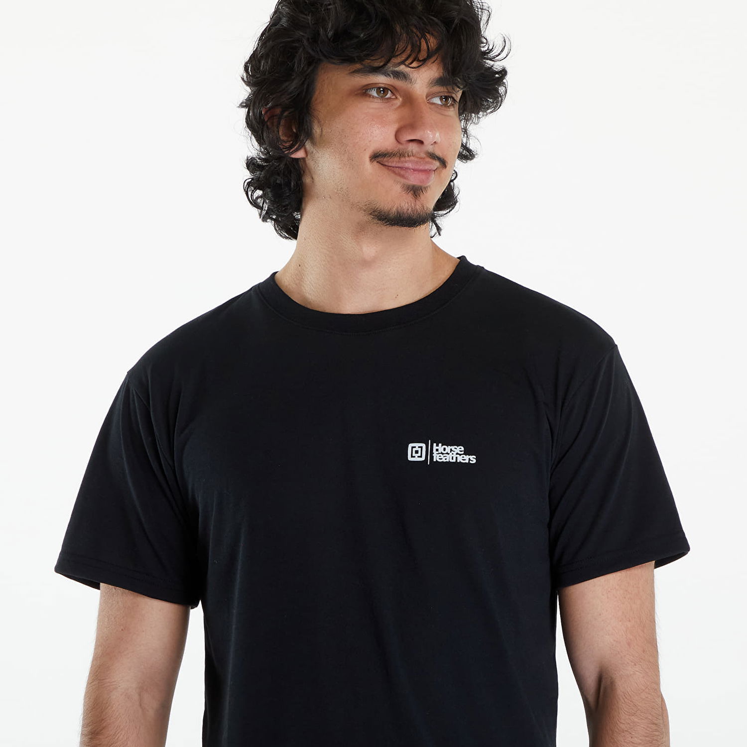 T-shirt Horsefeathers Rooter T-Shirt Black Svart | SM1247B, 1