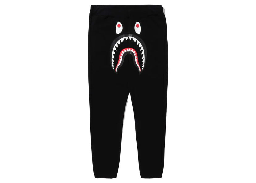 Träningsbyxor BAPE BAPE ABC Camo Shark Sweat Pants Black Svart | 1J80-152-016
