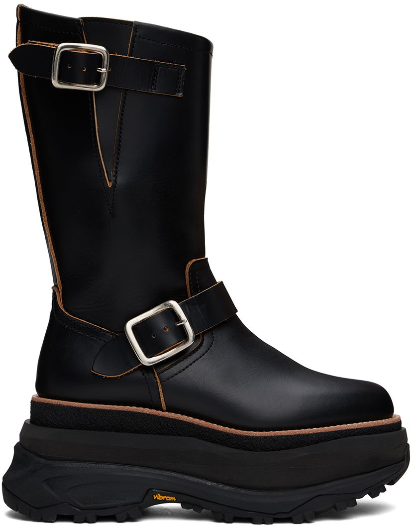 Kläder sacai sacai Engineer Boots Svart | 24-07475
