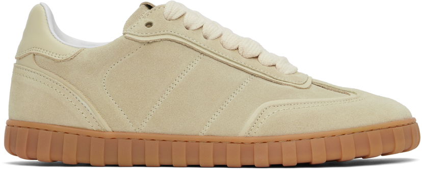 Kläder AMI AMI Paris Low Top Step Beige | USN433.872