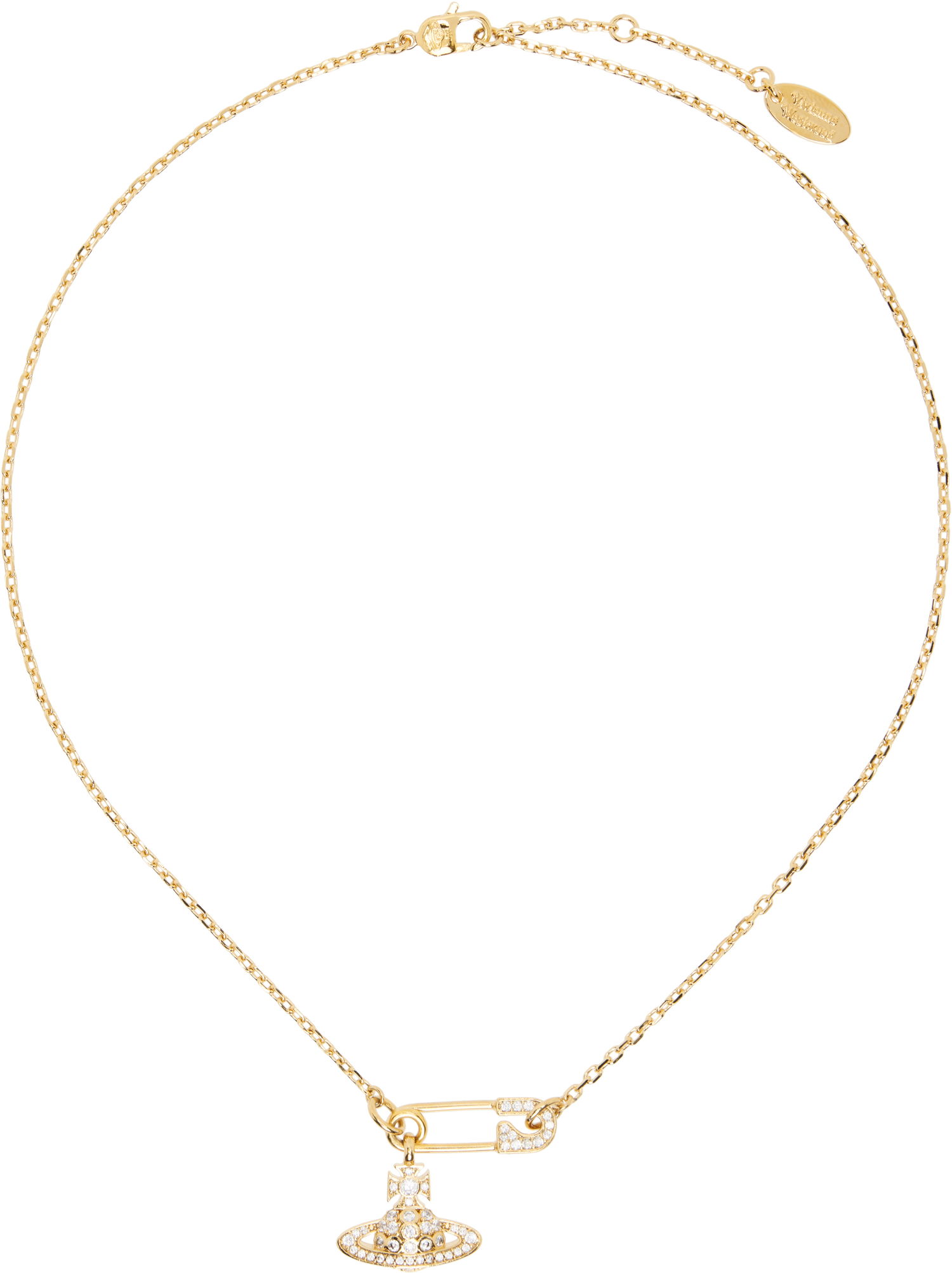 Halsband Vivienne Westwood Lucrece Pendant Necklace Metallisk | 63020291-02R102-IM, 1