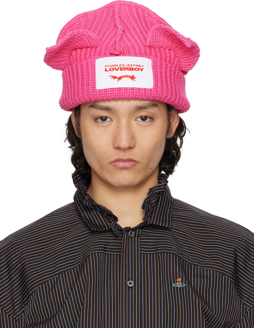 Mössa Charles Jeffrey Loverboy Charles Jeffrey LOVERBOY Chunky Ears Beanie Rosa | 54130305