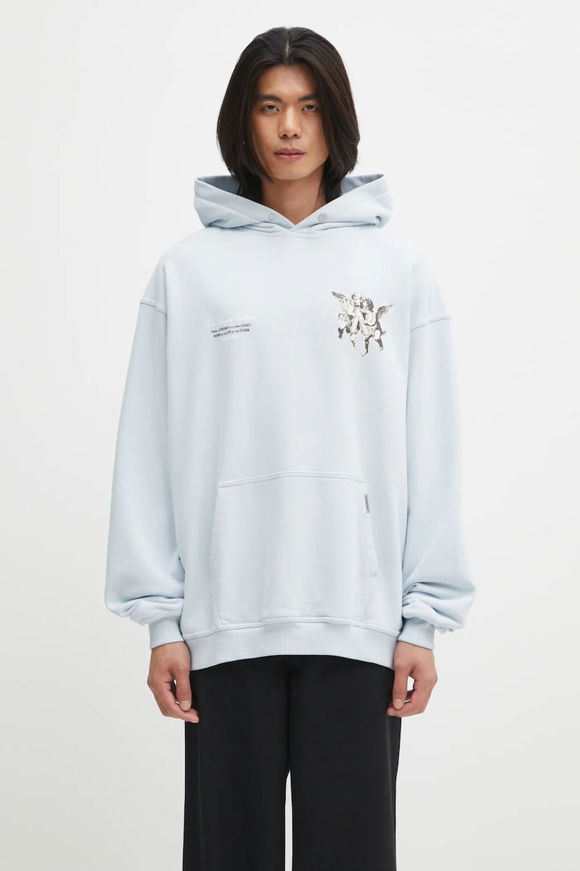 Sweatshirt Represent Clo Represent Legacy Cherubs Hoodie Blå | MLM100370