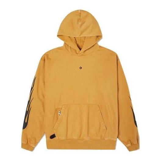 Sweatshirt Converse Court-Ready Cloud Washed Graphic Hoodie Gul | 10021990-A03
