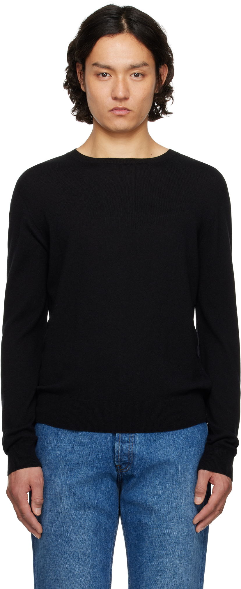 Sweater The Row The Row Rowley Sweater Svart | 920-Y751