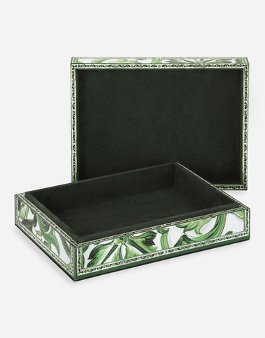 Heminredning Dolce & Gabbana Dolce & Gabbana Large Majolica Print Decorative Plexiglass Box Grön | TCC201TCAMYUV008, 3