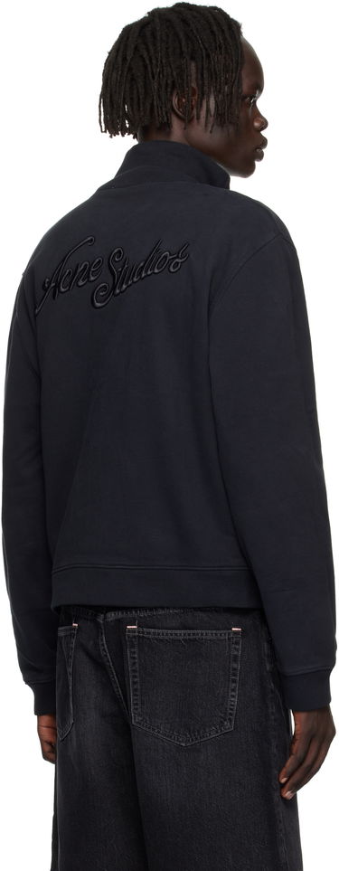 Sweatshirt Acne Studios Acne Studios Zip-Up Sweatshirt Svart | CI0200-, 2