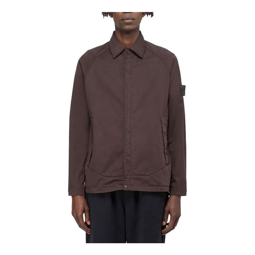 Vindjacka Stone Island Ghost Overshirt Brun | 7315116F4-V0070