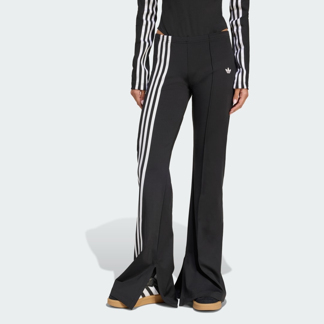 Byxor adidas Performance Adidas Off Placed 3-Stripes Flare Track Pants Svart | JX2697, 0
