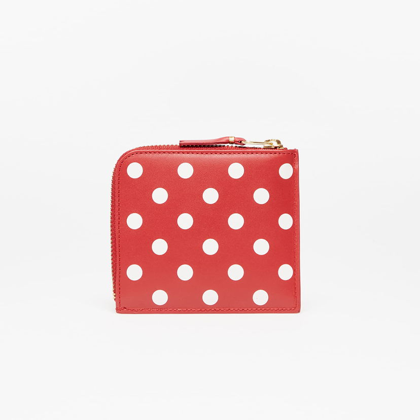 Plånbok Comme des Garçons Polka Dots Printed Red Röd | SA3100PD red
