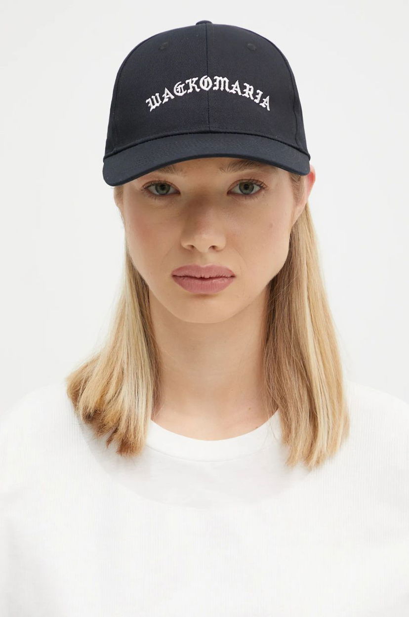 Keps WACKO MARIA 6 Panel Cap Svart | 24FW.WMA.CP06