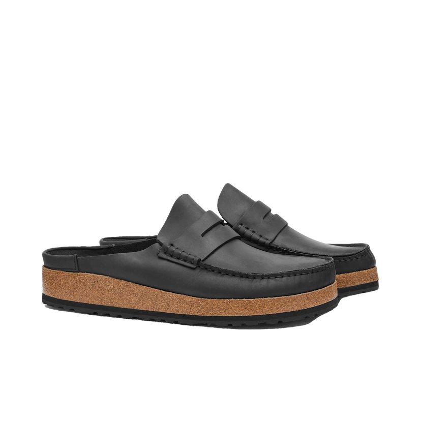 Sneakers och skor Birkenstock Naples Mule Black Oiled Leather Svart | 1025040