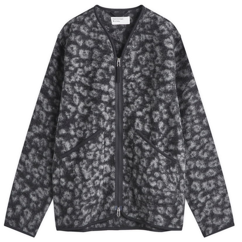 Jacka Universal Works Wool Fleece Liner Jacket, Size Large Grå | P31200-BCH