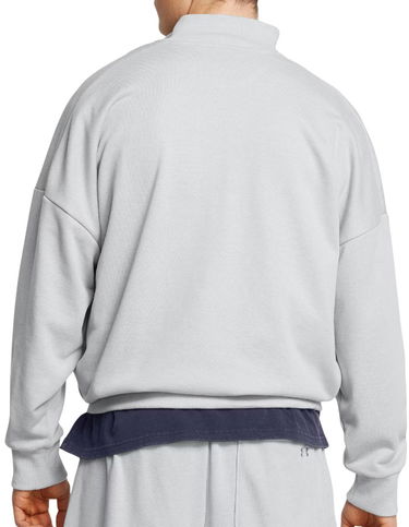 Sweater Under Armour Icon HWT Terry 1/2 Zip Sweatshirt Grå | 1386550-011, 2
