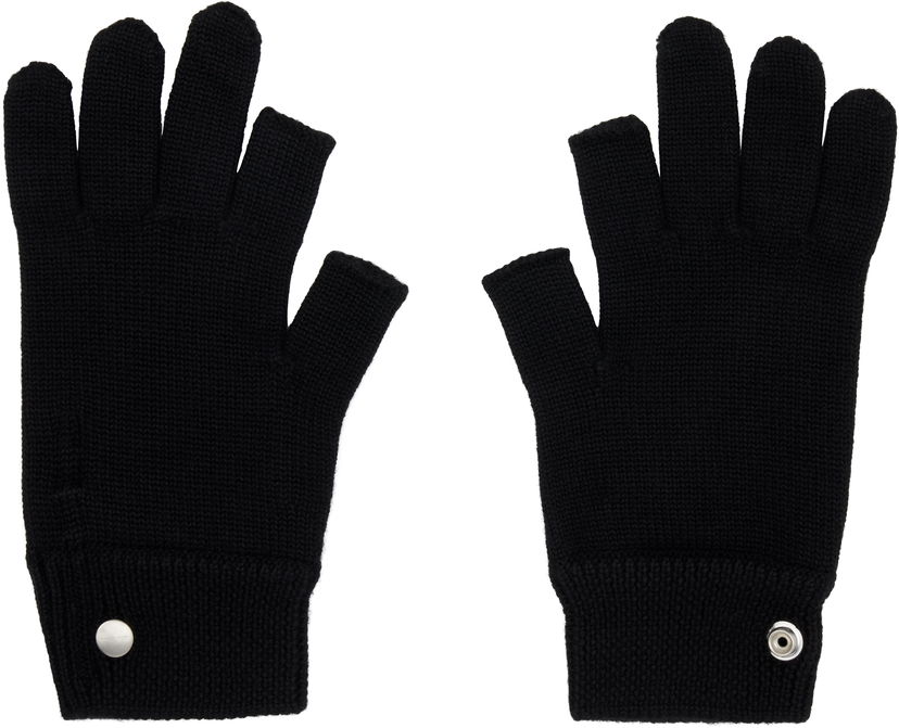 Handskar Rick Owens Rick Owens Concordians Touchscreen Gloves Svart | RU02E1492 WS