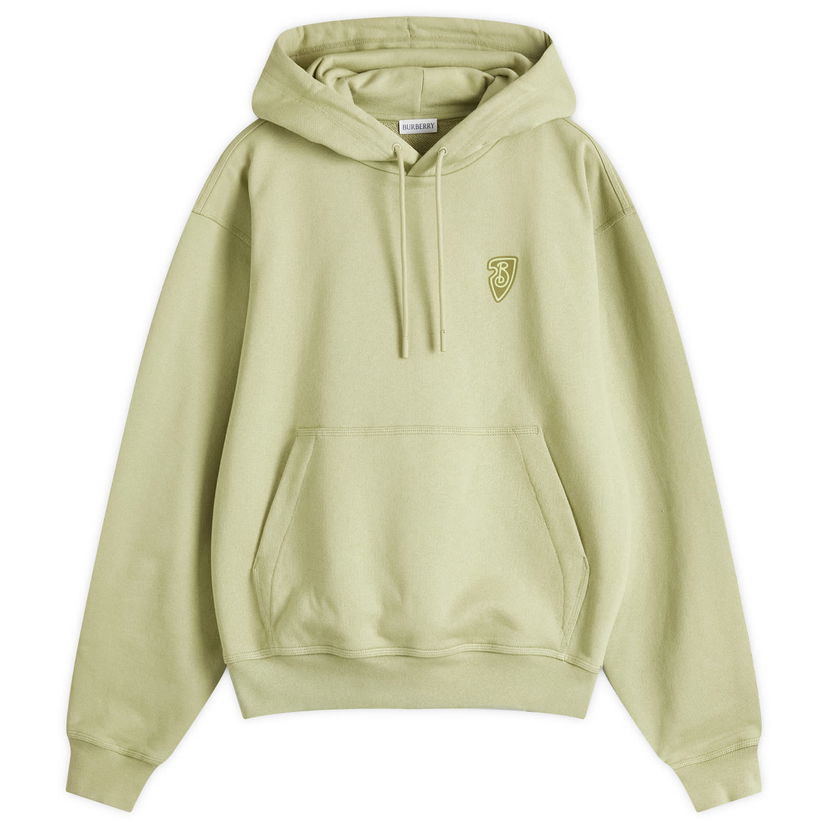 Sweatshirt Burberry Knit Logo Hoodie Grön | 8102452-C1744