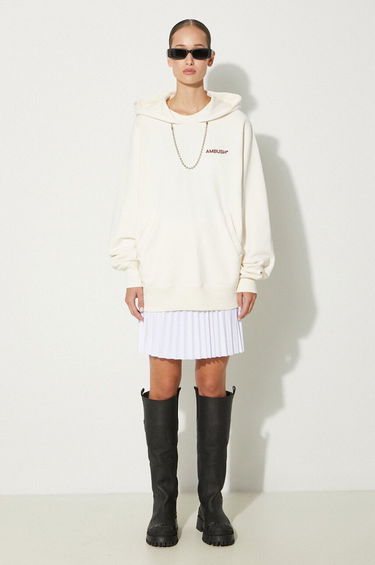 Sweatshirt Ambush Ballchain Hoodie With Applique Beige | BWBB001F24FLE0013128, 1