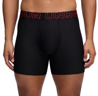 Boxare Under Armour Performance Tech 6" Boxer Briefs - 3 Pack Svart | 1383878-005, 1