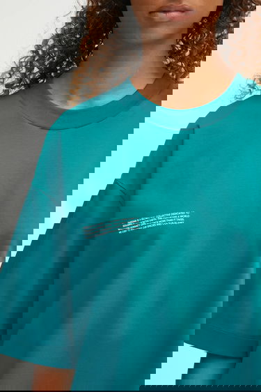 T-shirt PANGAIA Pangaia DNA Oversized T-Shirt Grön | 10002572, 6