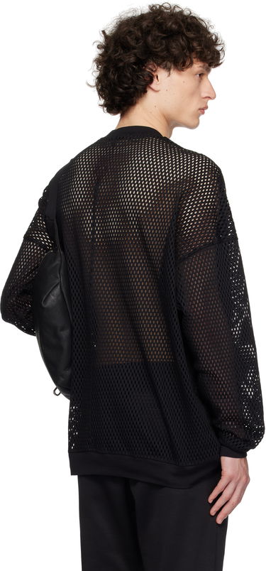Sweatshirt Rick Owens Rick Owens Champion Edition Jumbo Mesh Sweatshirt Svart | CM01E1670 CHONET MESH, 2
