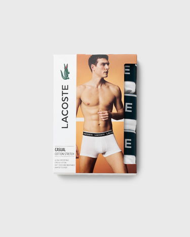 Boxare Lacoste 3Pack Casual Cotton Stretch Boxers Svart | 5H3389, 1