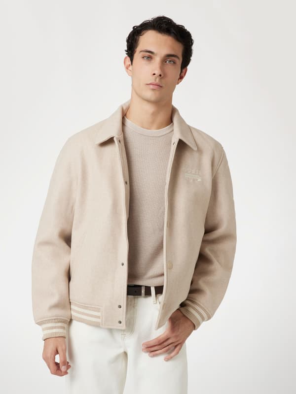 Bomberjacka GUESS Soft Bomber Jacket Beige | M4BL29WGJ72